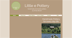 Desktop Screenshot of littleepottery.com